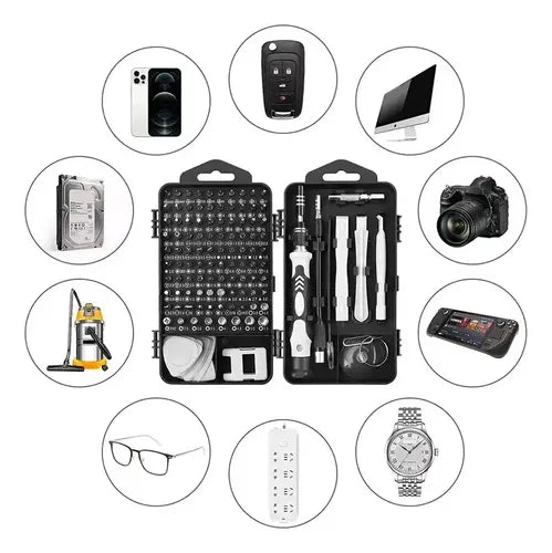Kit De Destornilladores Bisutime 115 En 1