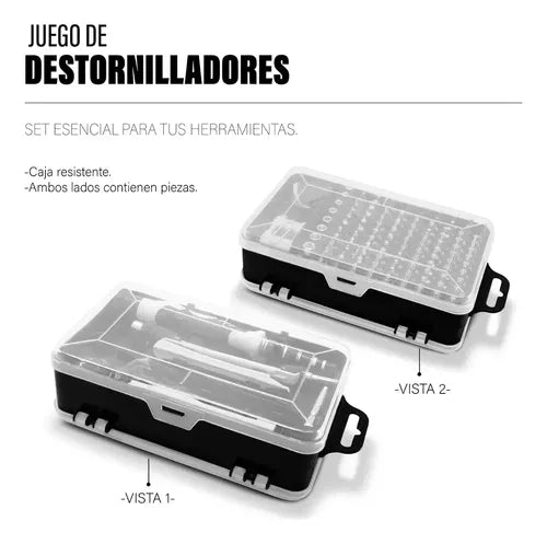 Kit De Destornilladores Bisutime 115 En 1