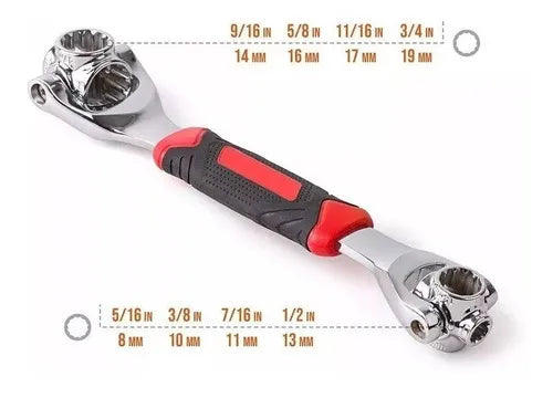 Llave 48 En 1 Universal Giratoria 360 Grados