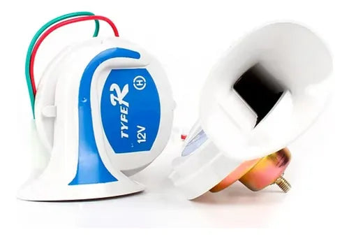 Corneta Claxon Bocina Pito Tipo Caracol 12v Ig Tuning