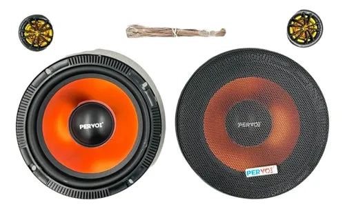 Bocinas Y Twiter Marca Pervoi Ctc-6592, 650 Watts Max Negro