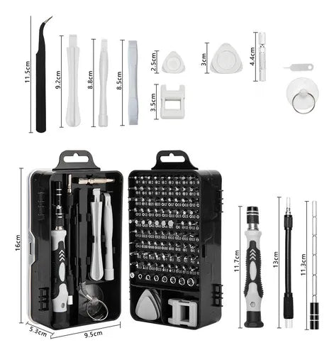 Kit De Destornilladores Bisutime 115 En 1