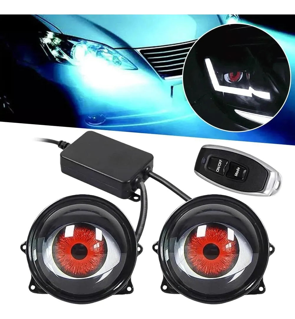 Luz De Ojos De Diablo Para Coches, Luces De Ojo De Diablo