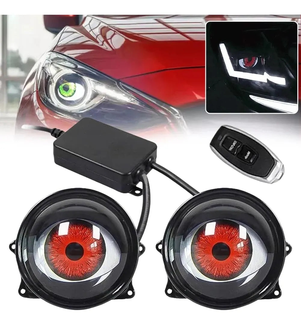 Luz De Ojos De Diablo Para Coches, Luces De Ojo De Diablo