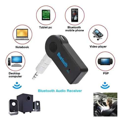 Bluetooth Auxiliar Para Reproductor De Carro